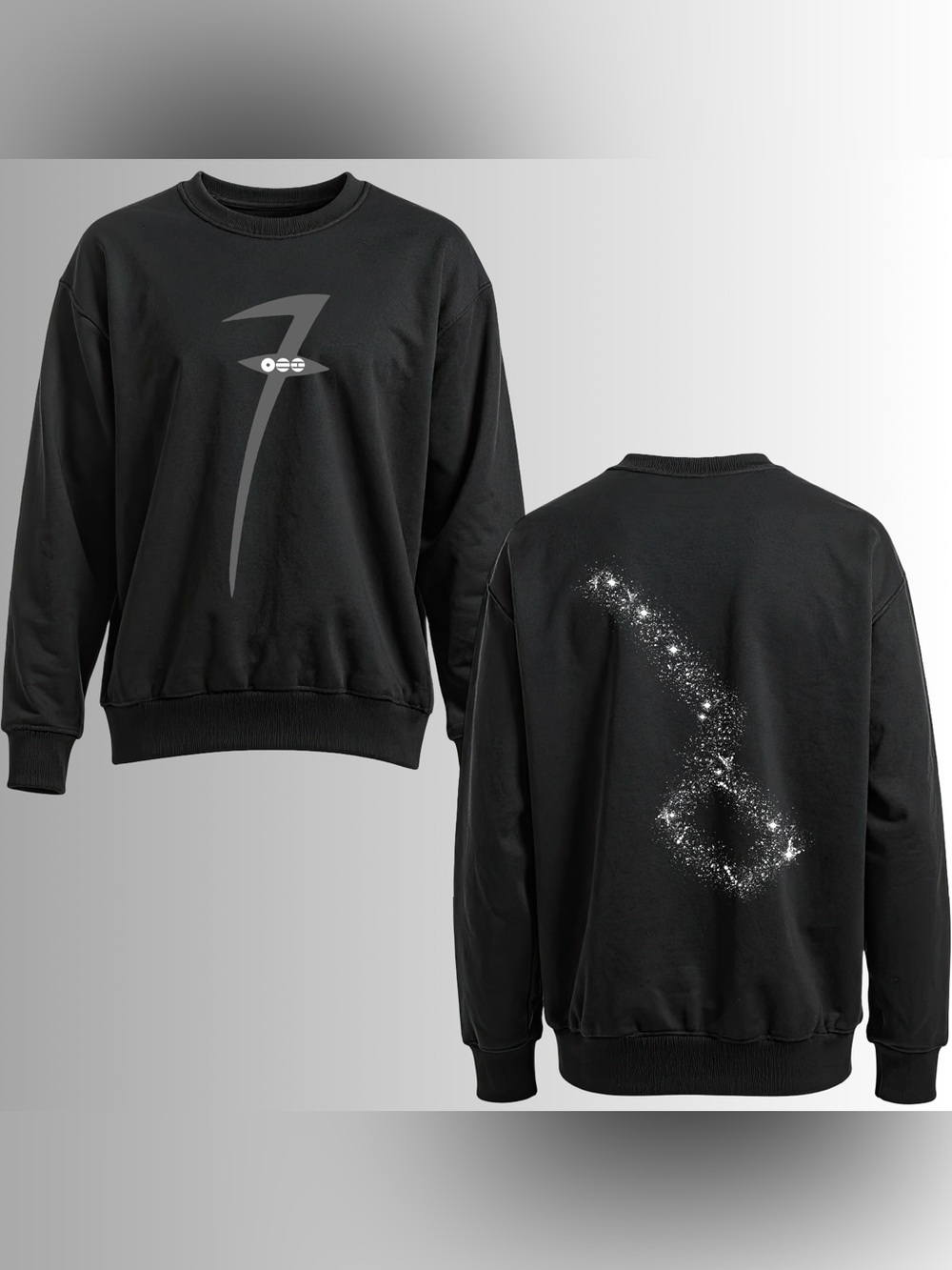 BTS arirang merch concert black Graphic sweatshirt glow-in-the-dark custom made)